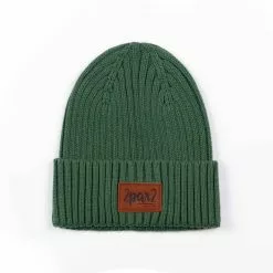 Deux Par Deux Knit Hat Green