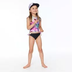 Deux Par Deux Inted Two Piece Rashguard Multicolor Flowers