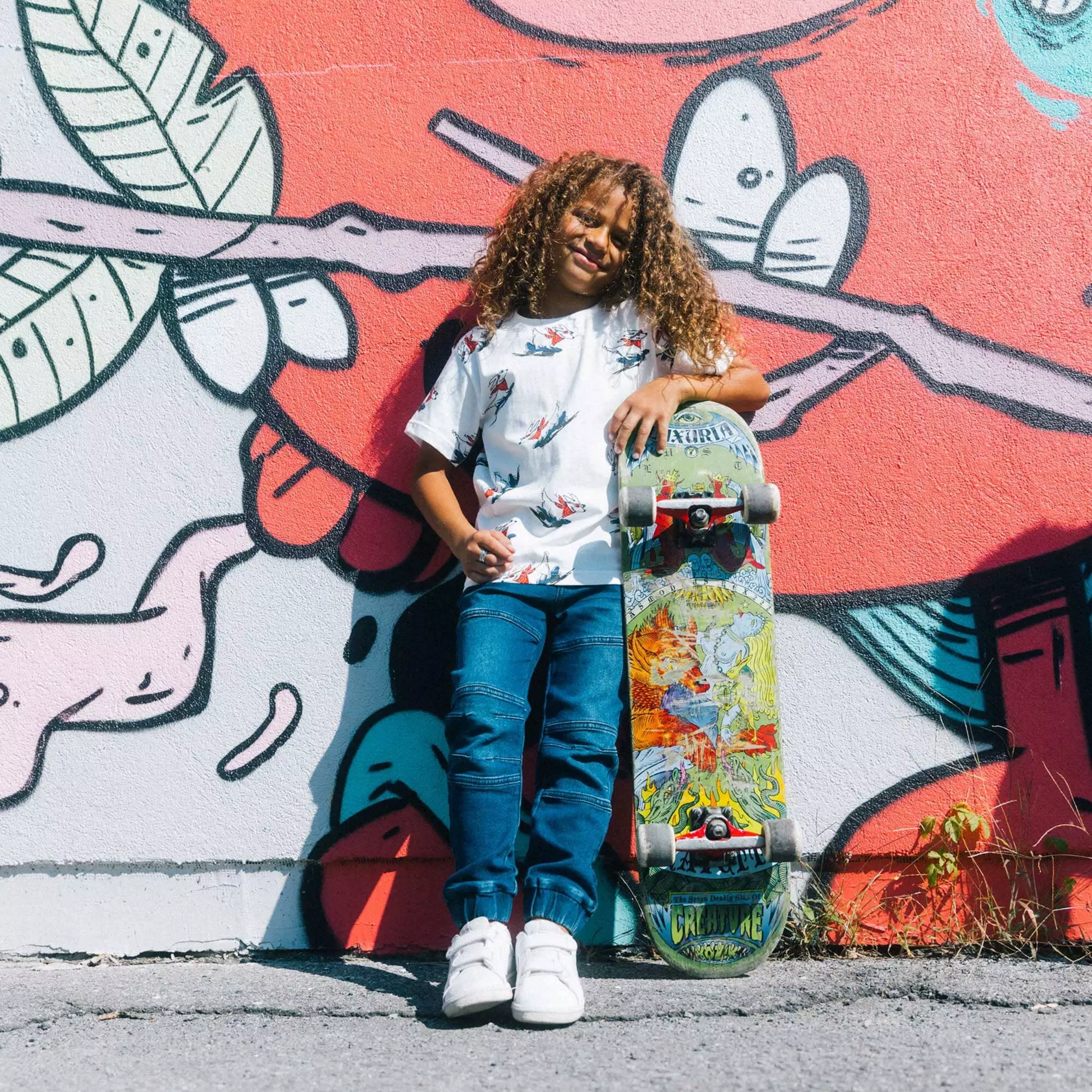 Deux Par Deux French Terry Jogger Jean - Dark Blue Denim - Image 3