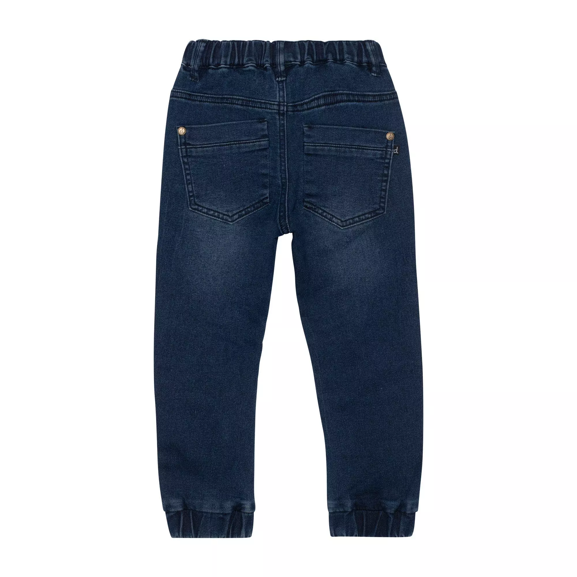 Deux Par Deux French Terry Jogger Jean - Dark Blue Denim - Image 2