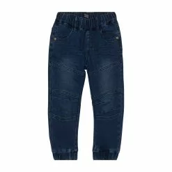 Deux Par Deux French Terry Jogger Jean - Dark Blue Denim