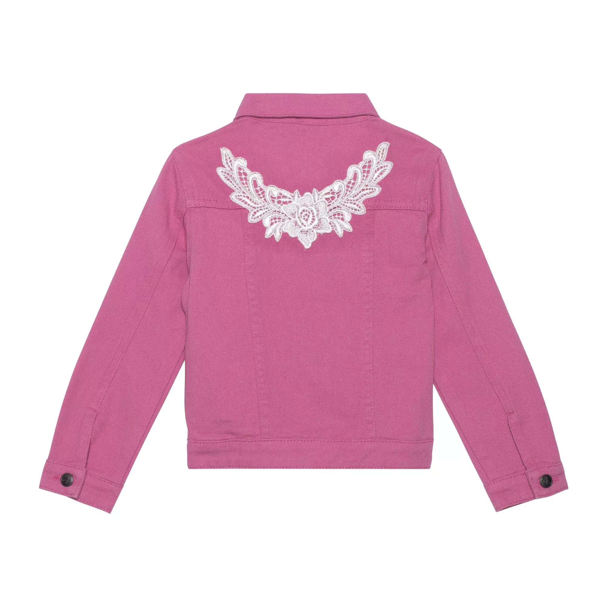 Deux Par Deux Nim Vest With Crochet - Pinky Mauve - Image 4