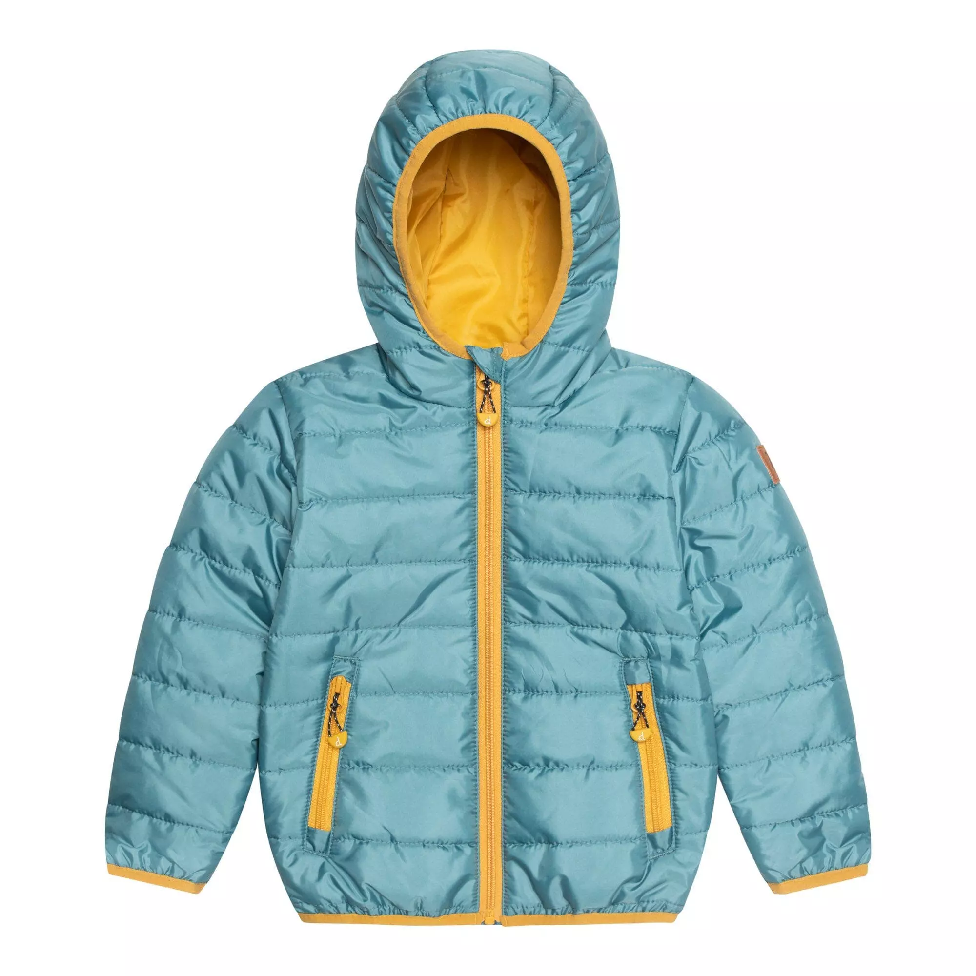 Deux Par Deux Spring Puffer Jacket Greyish-Green - Image 3