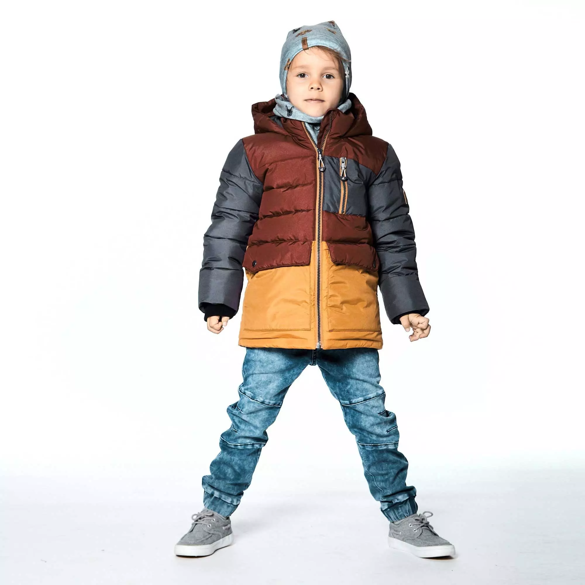 Deux Par Deux Tricolor Puffy Jacket - Image 4