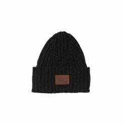 Deux Par Deux Knit Hat - Dark Grey