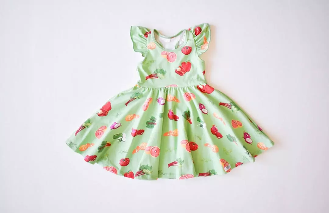 Worthy Threads Ruffle Twirly Dress