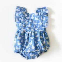 Worthy Threads Bubble Romper In Ducks