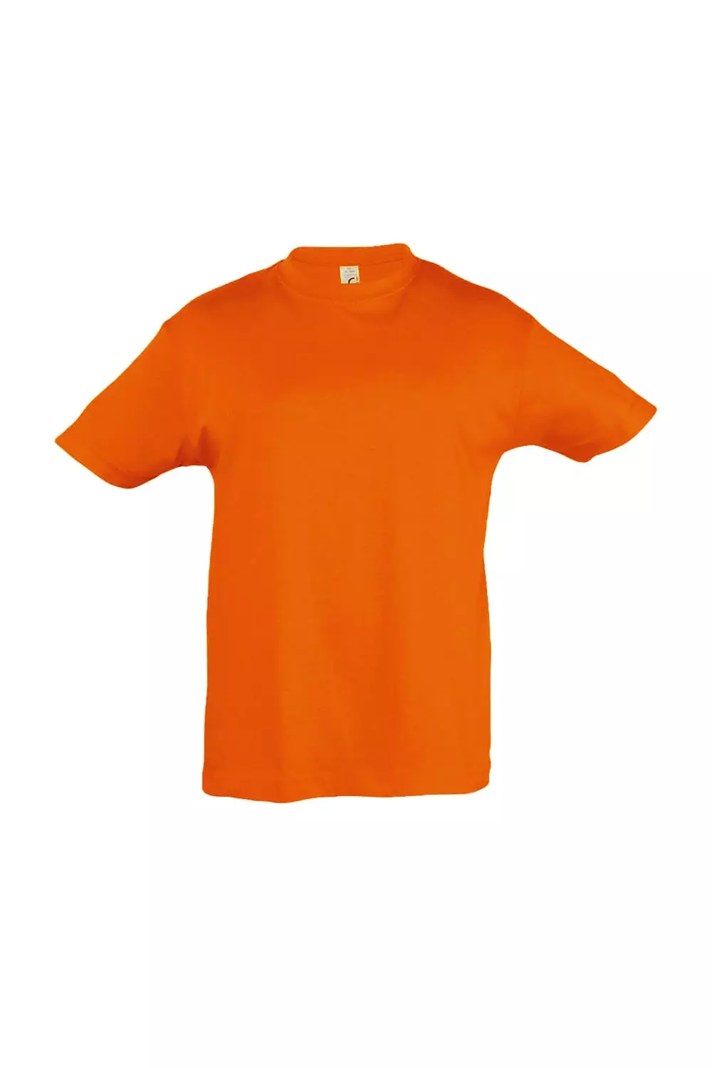 SOLS Kids Big Girls Regent Short Sleeve T-Shirt (Orange)