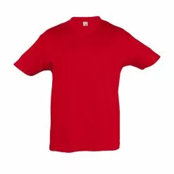 SOLS Kids Big Girls Regent Short Sleeve T-Shirt - Red
