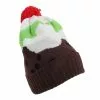 Universal Textiles Childrens/Kids Christmas Design Knitted Winter Hat (3 Designs) (Christmas Pudding)