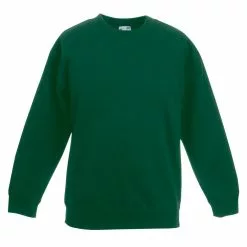 Of The Loom Fruit Of The Loom Kids Big Girls Premium 70/30 Sweatshirt (Bottle Green)