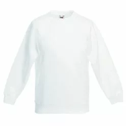 Of The Loom Fruit Of The Loom Kids Big Girls Premium 70/30 Sweatshirt (White)