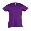 SOLS Big Girls Cherry Short Sleeve T-Shirt (Dark Purple)