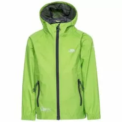 Trespass Childrens/Kids Qikpac Waterproof Packaway Jacket (Leaf)