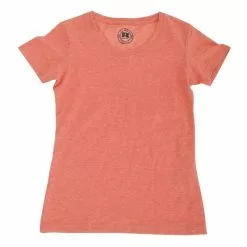 Russell Childrens/Boys Short Sleeve V-Neck HD T-Shirt (Coral Marl)