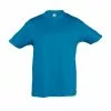 SOLS Kids Big Girls Regent Short Sleeve T-Shirt (Aqua)