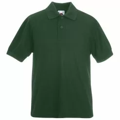 Of The Loom Fruit Of The Loom Childrens/Kids Big Girls 65/35 Pique Polo Shirt (Bottle Green)