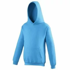 Awdis Kids Unisex Hooded Sweatshirt / Hoodie / Schoolwear - Sapphire Blue