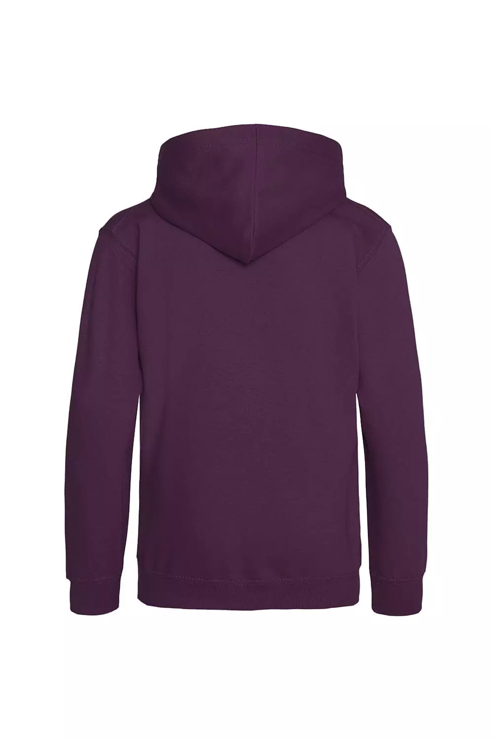 Awdis Kids Unisex Hooded Sweatshirt/Hoodie/Schoolwear - Plum - Image 2