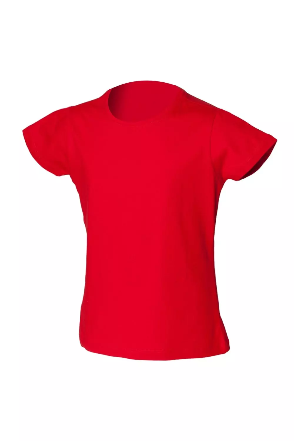 SKINNI FIT Minni Big Girls Stretch T-Shirt (Bright Red)