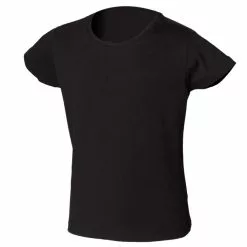 SKINNI FIT Minni Big Girls Stretch T-Shirt (Black)