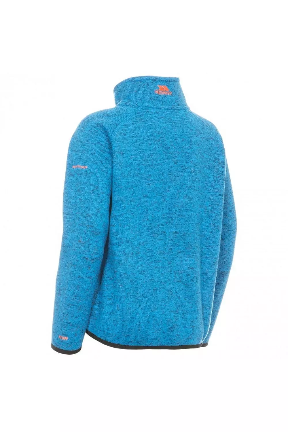 Trespass Childrens Boys Mario Full Zip Fleece Jacket (Blue Marl) - Image 2