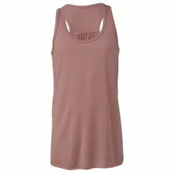 Bella + Canvas Ella + Canvas Youths Girls Flowy Racer Back Tank Top (Mauve)
