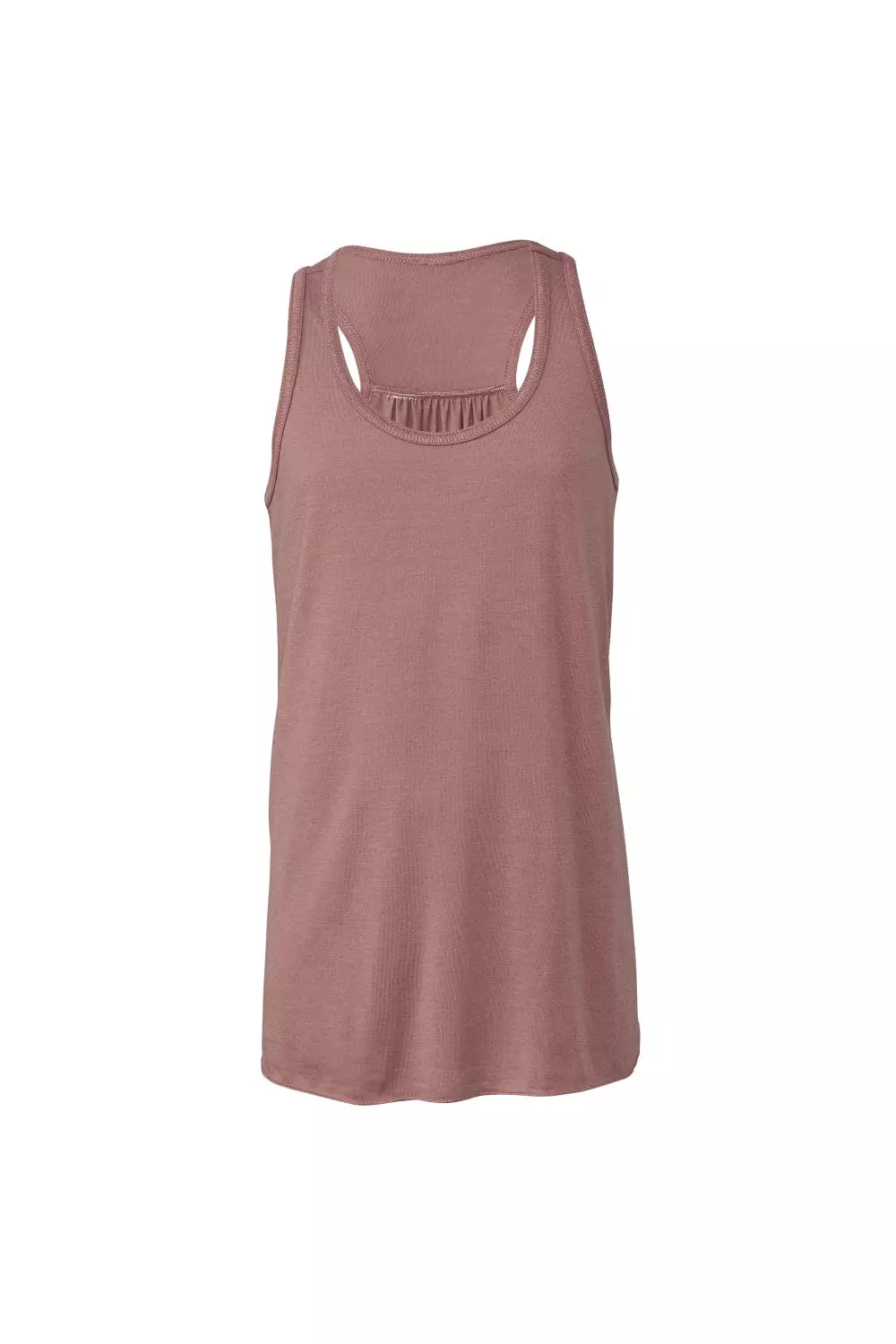 Bella + Canvas Ella + Canvas Youths Girls Flowy Racer Back Tank Top (Mauve)