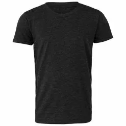 Bella + Canvas Ella + Canvas Youths Tri-Blend T-Shirt (Charcoal Black Triblend)