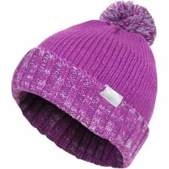 Trespass Childrens/Kids Nefti Pom Pom Beanie (Purple Orchid)