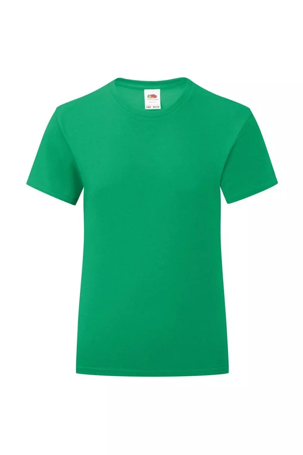 Of The Loom Fruit Of The Loom Girls Iconic T-Shirt (Kelly Green)
