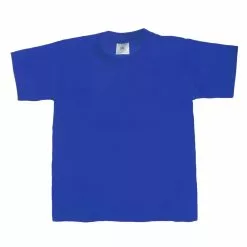 B&C Big Boys Kids/Childrens Exact 190 Short Sleeved T-Shirt (Pack Of 2) - Royal