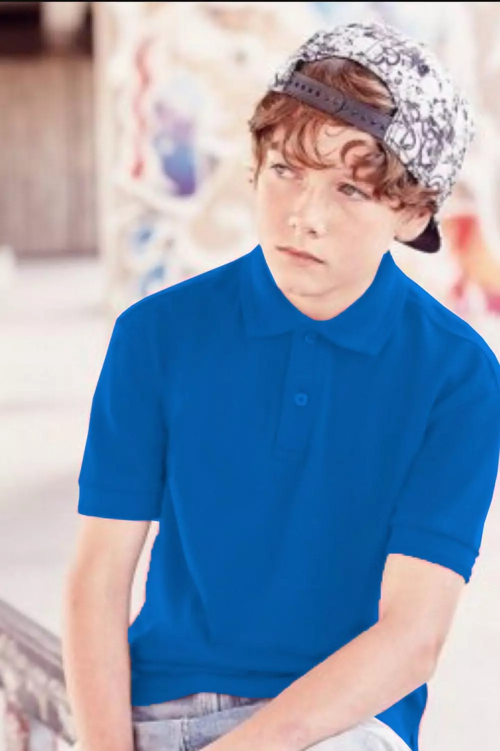 Of The Loom Fruit Of The Loom Childrens/Kids Big Girls 65/35 Pique Polo Shirt (Pack Of 2) (Red) - Image 4