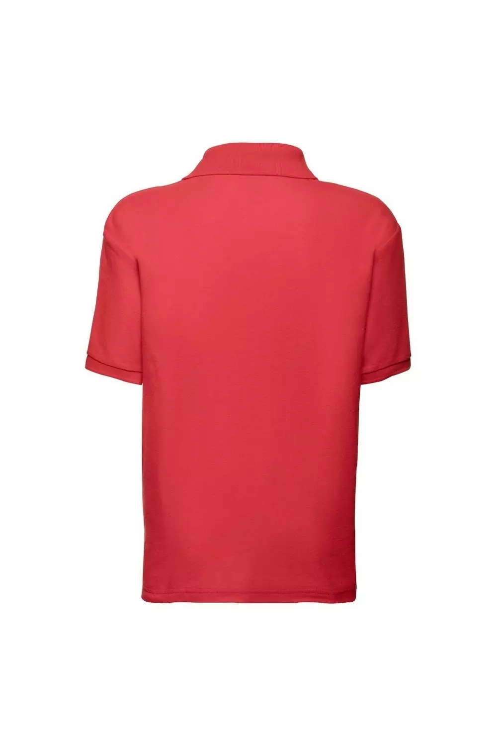 Of The Loom Fruit Of The Loom Childrens/Kids Big Girls 65/35 Pique Polo Shirt (Pack Of 2) (Red) - Image 2