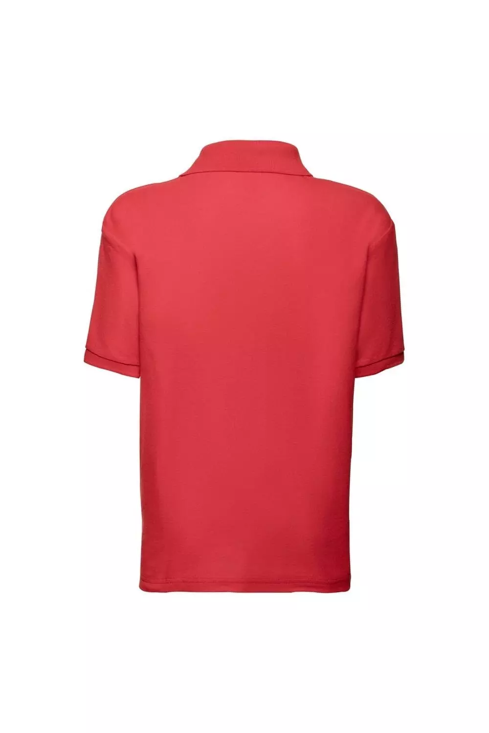 Of The Loom Fruit Of The Loom Childrens/Kids Big Girls 65/35 Pique Polo Shirt (Pack Of 2) (Red) - Image 3