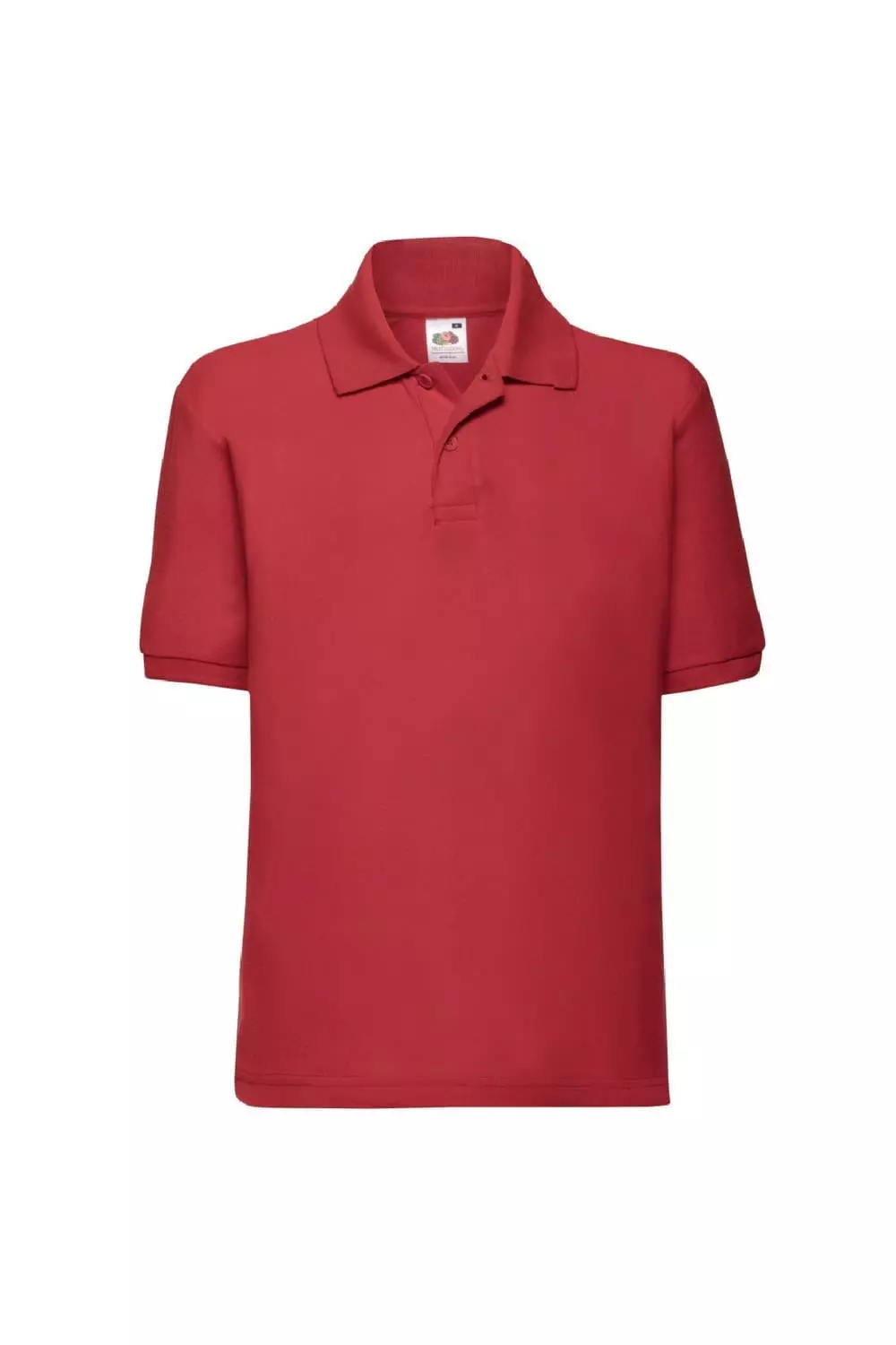 Of The Loom Fruit Of The Loom Childrens/Kids Big Girls 65/35 Pique Polo Shirt (Pack Of 2) (Red)