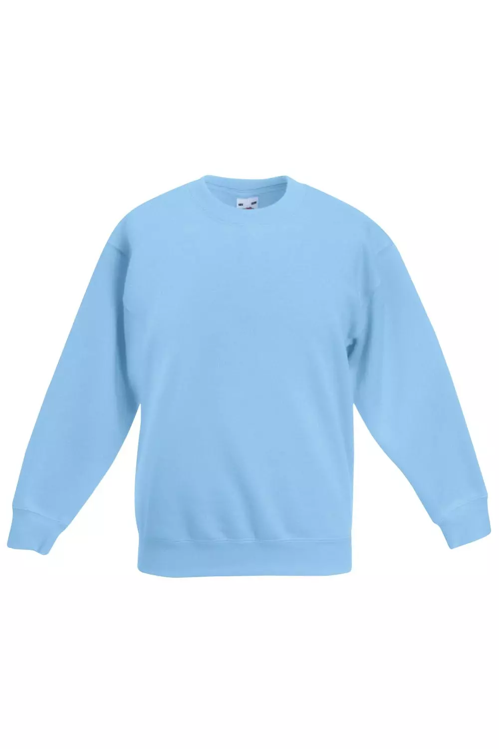 Of The Loom Fruit Of The Loom Kids Big Girls Classic 80/20 Set-In Sweatshirt (Pack Of 2) (Sky Blue)