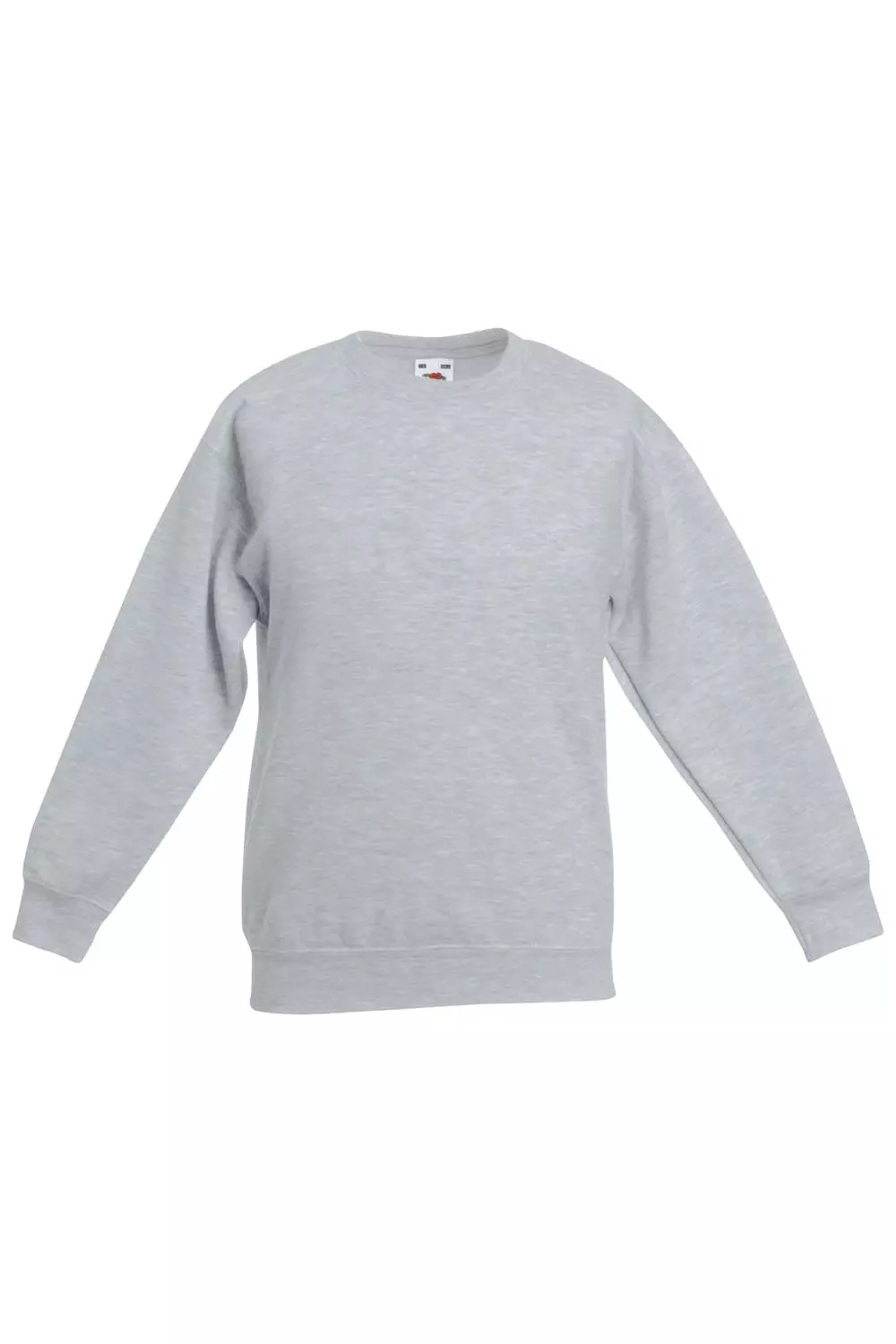 Of The Loom Fruit Of The Loom Kids Big Girls Classic 80/20 Set-In Sweatshirt (Pack Of 2) (Heather Grey)