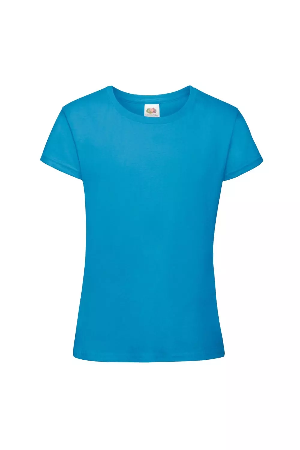 Of The Loom Fruit Of The Loom Big Girls Sofspun Short Sleeve T-Shirt (Pack Of 2) (Azure Blue)