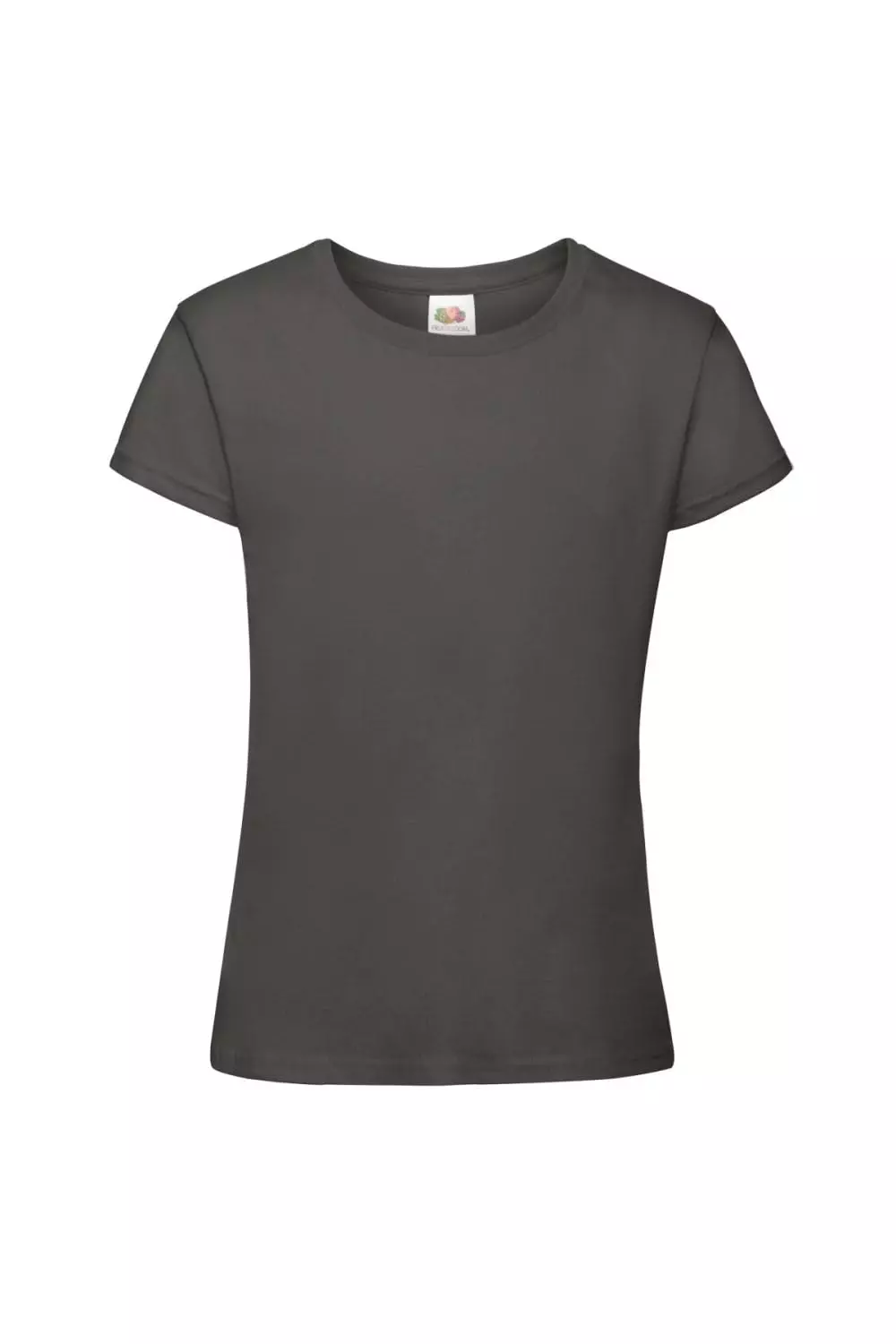 Of The Loom Fruit Of The Loom Big Girls Sofspun Short Sleeve T-Shirt (Pack Of 2) (Light Graphite)