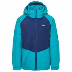 Trespass Childrens Girls Georgian Waterproof Jacket (Marine)