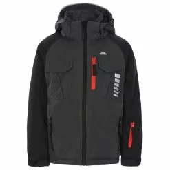 Trespass Boys Freeboard Ski Jacket (Dark Gray)