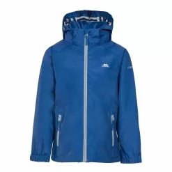 Trespass Childrens Girls Fenna Waterproof Jacket (Blue Moon)