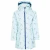 TRESPASS Childrens Girls Frejja Rain Jacket - Pale Mint Print