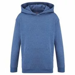 FRUIT OF THE LOOM Of The Loom Childrens/Kids Classic Hooded Sweatshirt - Heather Royal