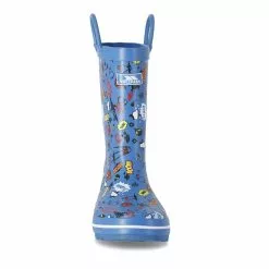 TRESPASS Childrens/Kids Apolloton Wellington Boots - Cosmic Blue