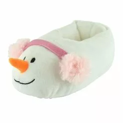 GENERIC Childrens/Kids Novelty Snowman Slippers
