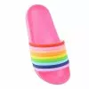 Universal Textiles Childrens Girls Rainbow Sliders (Pink)