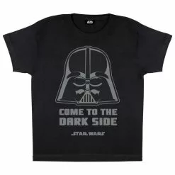 STAR WARS Girls Come To The Dark Side Darth Vader T-Shirt - Black