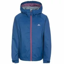 Trespass Childrens Girls Impressed Waterproof Jacket (Blue Moon)